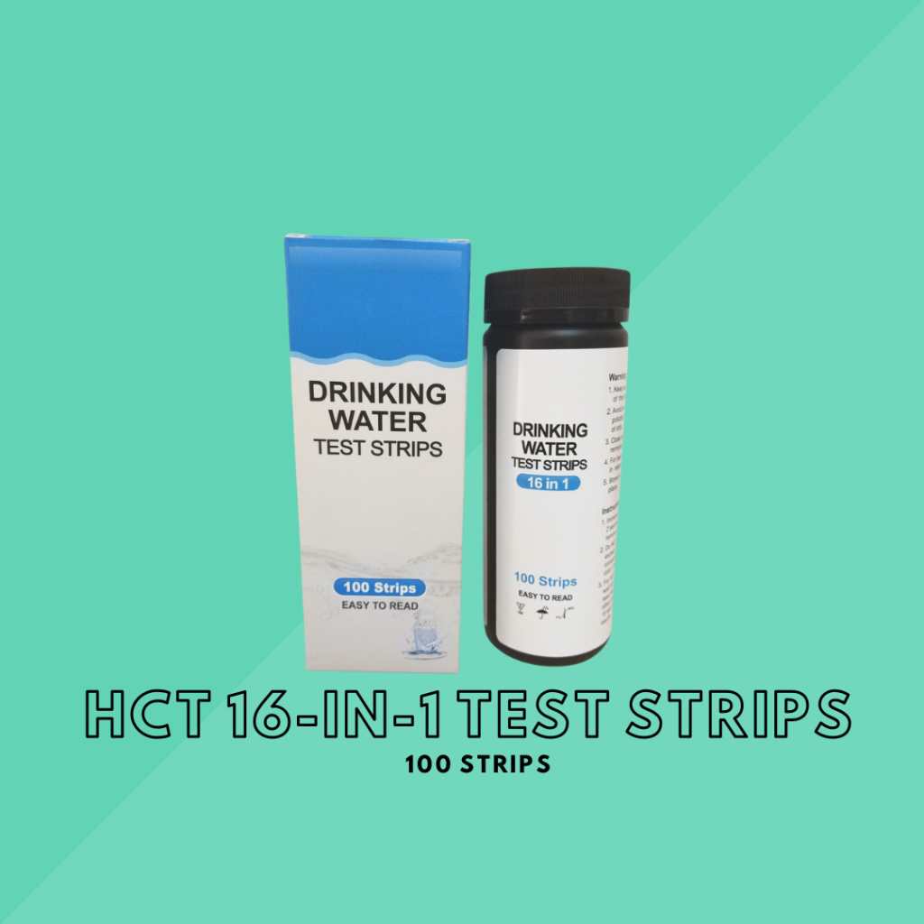 HCT 16 IN 1 DRINKING WATER TEST STRIPS (100 STRIPS)