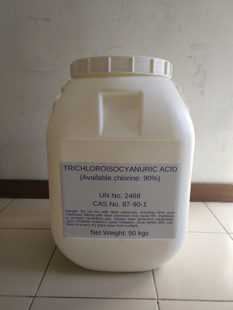 JIANGHAN SALT CHEMICAL CHLORINE TABLETS TCCA 90% 50KG